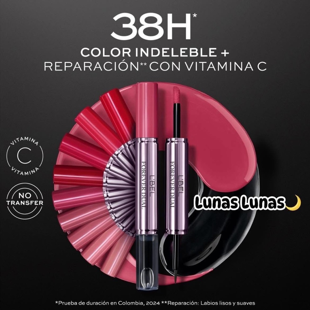 Long-Lasting Lip Color Set - Red and Pink